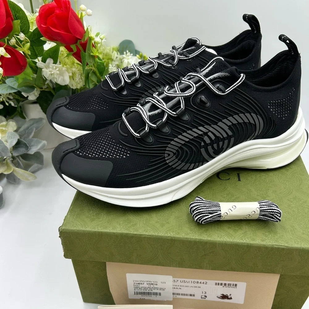 Men's Gucci interlocking G run trainer size 13 made in Italy